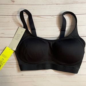 All in Motion black high support sports bra